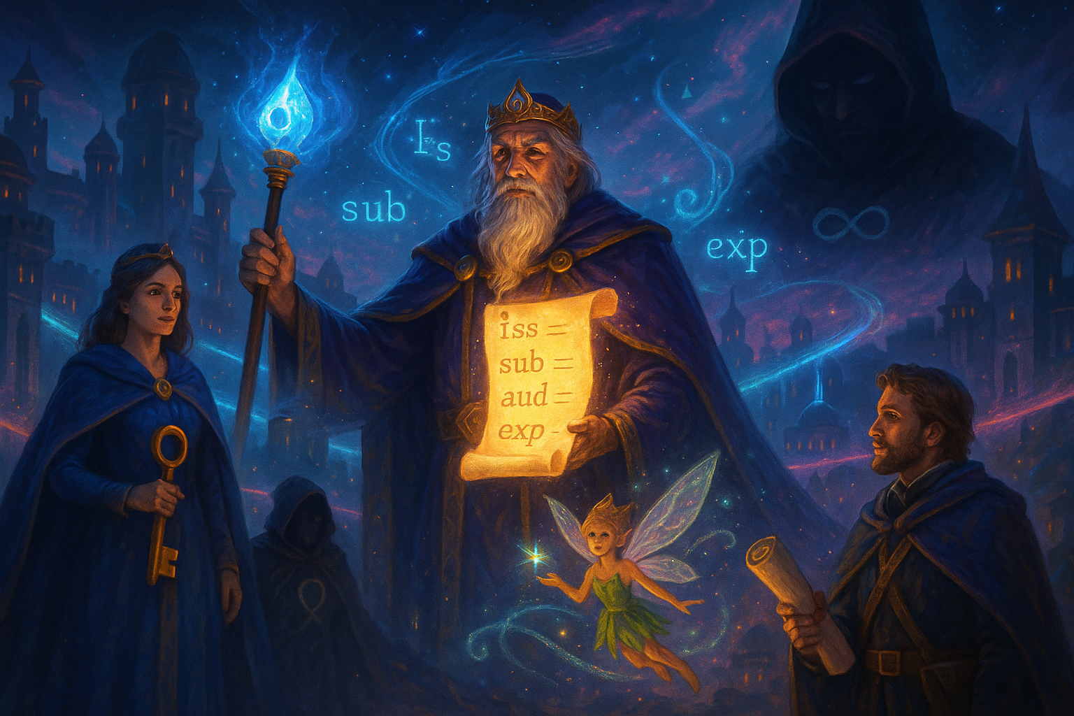 A Era da Confiança - Lord OIDC e Lady OAuth trabalhando juntos com todos os personagens em harmonia